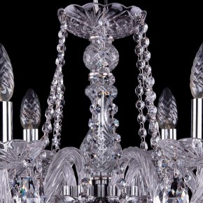 Подвесная люстра Bohemia Ivele Crystal 1402 1402/6/195/Ni в Режи - rezh.mebel24.online | фото 5