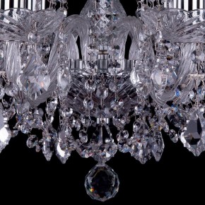 Подвесная люстра Bohemia Ivele Crystal 1402 1402/8/195/Ni/Leafs в Режи - rezh.mebel24.online | фото 3