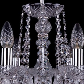 Подвесная люстра Bohemia Ivele Crystal 1402 1402/8/195/Ni/Leafs в Режи - rezh.mebel24.online | фото 4