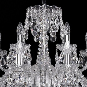 Подвесная люстра Bohemia Ivele Crystal 1411 1411/12+6/300/Ni в Режи - rezh.mebel24.online | фото 4