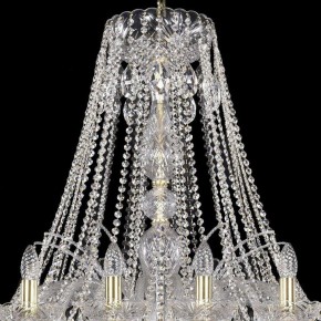 Подвесная люстра Bohemia Ivele Crystal 1411 1411/24/460/G в Режи - rezh.mebel24.online | фото 4