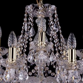 Подвесная люстра Bohemia Ivele Crystal 1413 1413/10+5/300/G/Leafs в Режи - rezh.mebel24.online | фото 4