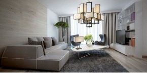 Подвесная люстра Divinare Porta 5933/01 LM-8 в Режи - rezh.mebel24.online | фото 4