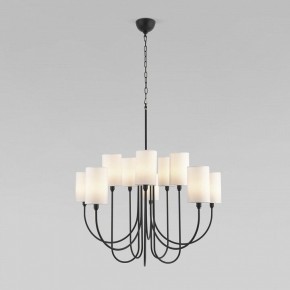 Подвесная люстра Eurosvet Abbey 60164/10 черный в Режи - rezh.mebel24.online | фото 2