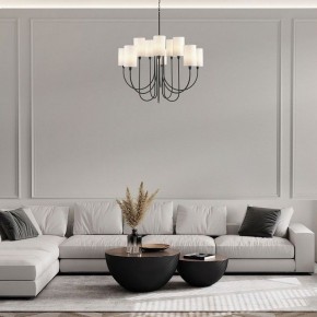 Подвесная люстра Eurosvet Abbey 60164/10 черный в Режи - rezh.mebel24.online | фото 4