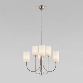 Подвесная люстра Eurosvet Abbey 60164/6 никель в Режи - rezh.mebel24.online | фото 2