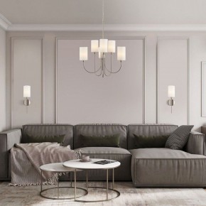 Подвесная люстра Eurosvet Abbey 60164/6 никель в Режи - rezh.mebel24.online | фото 3