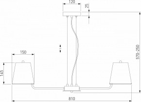 Подвесная люстра Eurosvet Amaretto 60155/8 хром в Режи - rezh.mebel24.online | фото 5