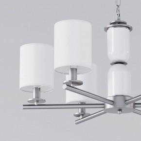 Подвесная люстра Eurosvet Caprera 60146/6 никель в Режи - rezh.mebel24.online | фото