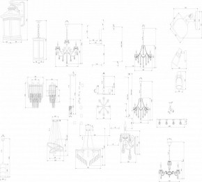 Подвесная люстра Eurosvet Caprera 60146/8 никель в Режи - rezh.mebel24.online | фото 5