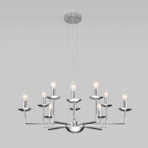 Подвесная люстра Eurosvet Cariso 60150/10 хром в Режи - rezh.mebel24.online | фото 4