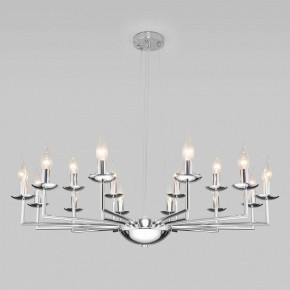 Подвесная люстра Eurosvet Cariso 60150/18 хром в Режи - rezh.mebel24.online | фото 2