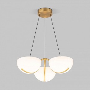 Подвесная люстра Eurosvet Emisfero 50083/3 LED золото в Режи - rezh.mebel24.online | фото 2
