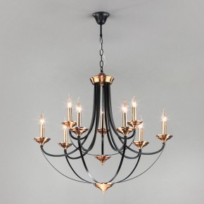 Подвесная люстра Eurosvet Lazzaro 60098/9 черный в Режи - rezh.mebel24.online | фото 2
