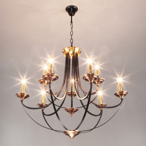 Подвесная люстра Eurosvet Lazzaro 60098/9 черный в Режи - rezh.mebel24.online | фото 3