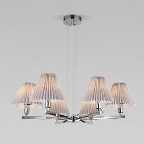 Подвесная люстра Eurosvet Peony 60136/6 хром/серый в Режи - rezh.mebel24.online | фото 3