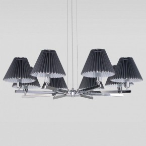 Подвесная люстра Eurosvet Peony 60136/8 хром/графит в Режи - rezh.mebel24.online | фото 2
