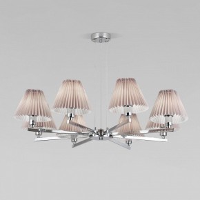 Подвесная люстра Eurosvet Peony 60136/8 хром/серый в Режи - rezh.mebel24.online | фото 2
