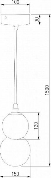 Подвесная люстра Eurosvet Polar 50251/1 LED белый в Режи - rezh.mebel24.online | фото 3