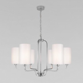Подвесная люстра Eurosvet Purezza 60128/6 хром в Режи - rezh.mebel24.online | фото 2