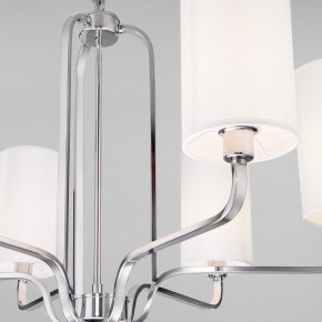 Подвесная люстра Eurosvet Purezza 60128/6 хром в Режи - rezh.mebel24.online | фото 5