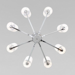 Подвесная люстра Eurosvet Purezza 60128/8 хром в Режи - rezh.mebel24.online | фото 4