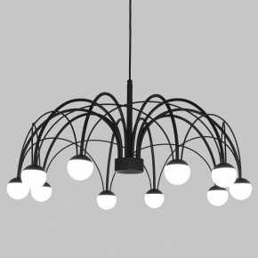 Подвесная люстра Eurosvet Ragno 90034/10 LED черный в Режи - rezh.mebel24.online | фото