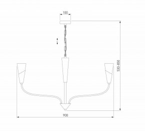 Подвесная люстра Eurosvet Rhyton 60167/8 никель в Режи - rezh.mebel24.online | фото 6