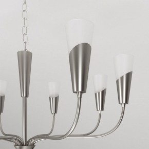 Подвесная люстра Eurosvet Rhyton 60167/8 никель в Режи - rezh.mebel24.online | фото 8