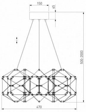 Подвесная люстра Eurosvet Uma 90369/5 медь в Режи - rezh.mebel24.online | фото 5