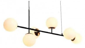 Подвесная люстра iLamp Golden 9136P/6 BK-WH в Режи - rezh.mebel24.online | фото