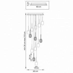 Подвесная люстра Lightstar Acrile 738131 в Режи - rezh.mebel24.online | фото 7