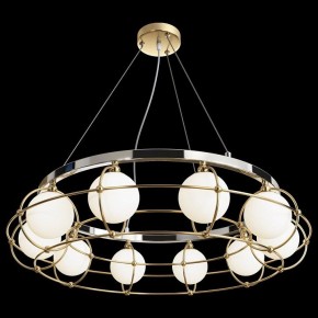 Подвесная люстра Maytoni Carcass MOD312PL-10GCH в Режи - rezh.mebel24.online | фото 3