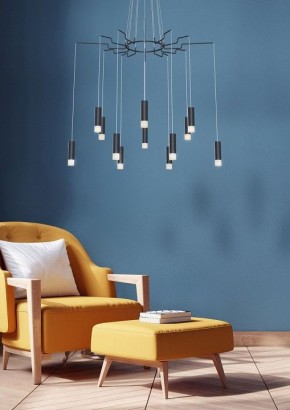 Подвесная люстра Maytoni Davida MOD035PL-12B в Режи - rezh.mebel24.online | фото 4