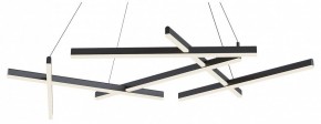 Подвесная люстра Maytoni Line MOD016PL-L80BK в Режи - rezh.mebel24.online | фото