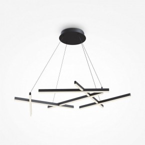 Подвесная люстра Maytoni Line MOD016PL-L80BK в Режи - rezh.mebel24.online | фото 2