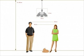 Подвесная люстра MW-Light Фелиция 347017405 в Режи - rezh.mebel24.online | фото
