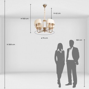 Подвесная люстра MW-Light София 10 355014608 в Режи - rezh.mebel24.online | фото 9