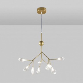Подвесная люстра Natali Kovaltseva GRACE ll GRACE 75554/9С GOLD SATIN в Режи - rezh.mebel24.online | фото 3