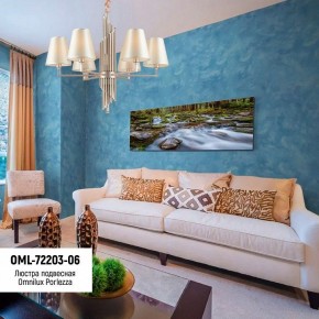 Подвесная люстра Omnilux Porlezza OML-72203-06 в Режи - rezh.mebel24.online | фото 8