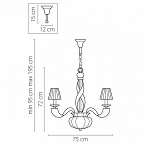 Подвесная люстра Osgona Alveare 702104 в Режи - rezh.mebel24.online | фото 4