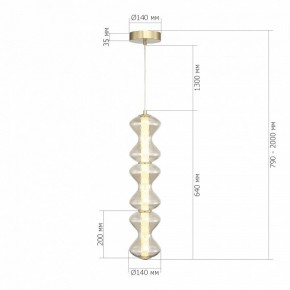 Подвесная люстра ST-Luce SPINE SL6136.213.01 в Режи - rezh.mebel24.online | фото 4