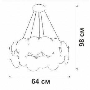 Подвесная люстра Vitaluce V5801 V5801-8/6S в Режи - rezh.mebel24.online | фото 7