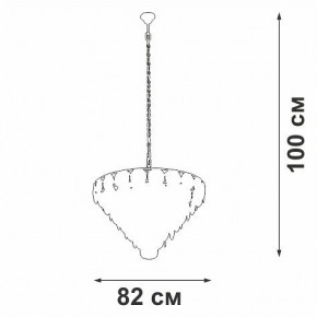 Подвесная люстра Vitaluce V58340 V58340-8/25 в Режи - rezh.mebel24.online | фото 3