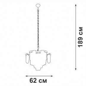 Подвесная люстра Vitaluce V58370 V58370-8/13 в Режи - rezh.mebel24.online | фото 3