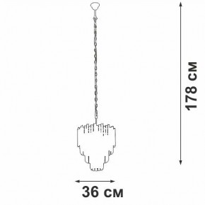 Подвесная люстра Vitaluce V58470 V58470-8/5 в Режи - rezh.mebel24.online | фото 4