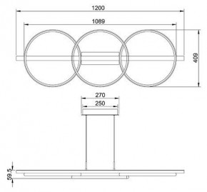 Подвесной светильник Arte Lamp Fluido A3913SP-24BK в Режи - rezh.mebel24.online | фото 3