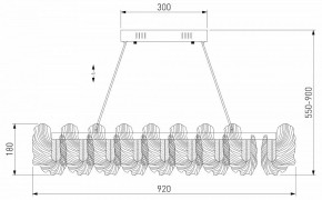 Подвесной светильник Bogate-s Farfalla 90376/1 в Режи - rezh.mebel24.online | фото 4