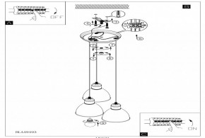 Подвесной светильник Eglo ПРОМО Priddy 1 49493 в Режи - rezh.mebel24.online | фото 4