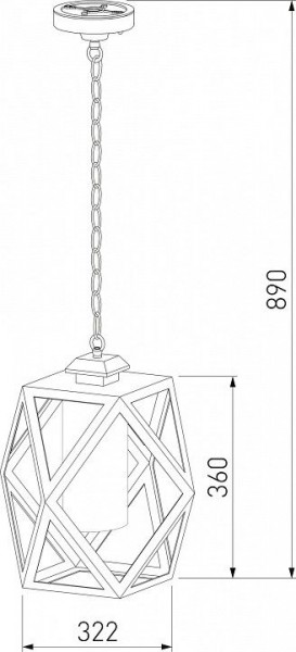 Подвесной светильник Elektrostandard Ambra a056233 в Режи - rezh.mebel24.online | фото 3
